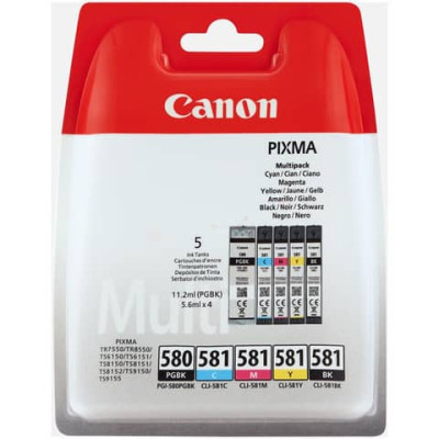 Cartuccia inkjet PGI-580/CLI-581 Canon Nero-ciano-magenta-giallo 2078C005