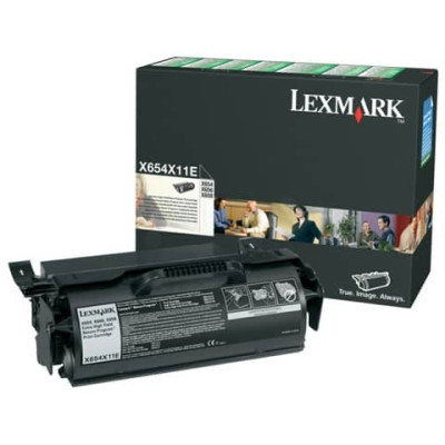 Toner altissima resa return program Lexmark nero X654X11E